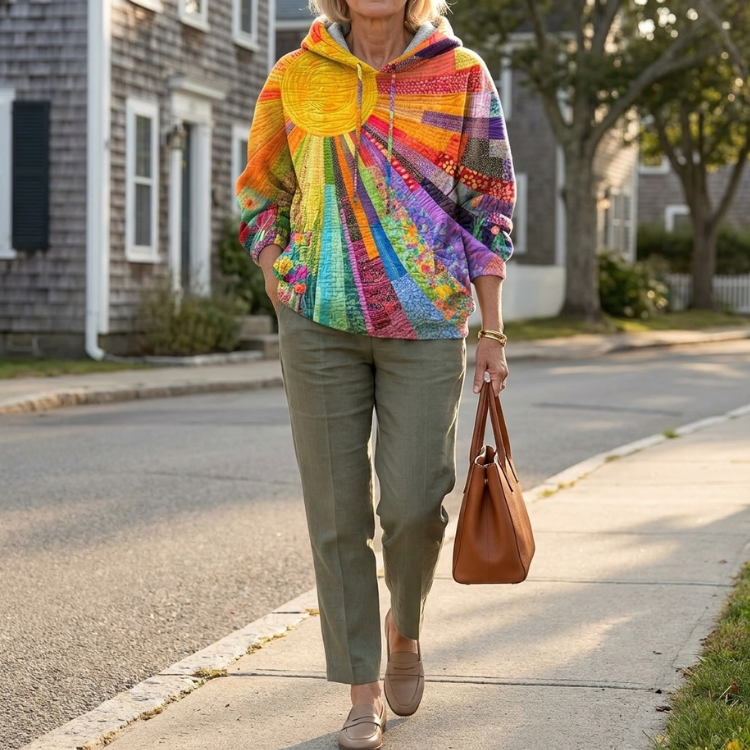 Wildflower Quilted Hoodie