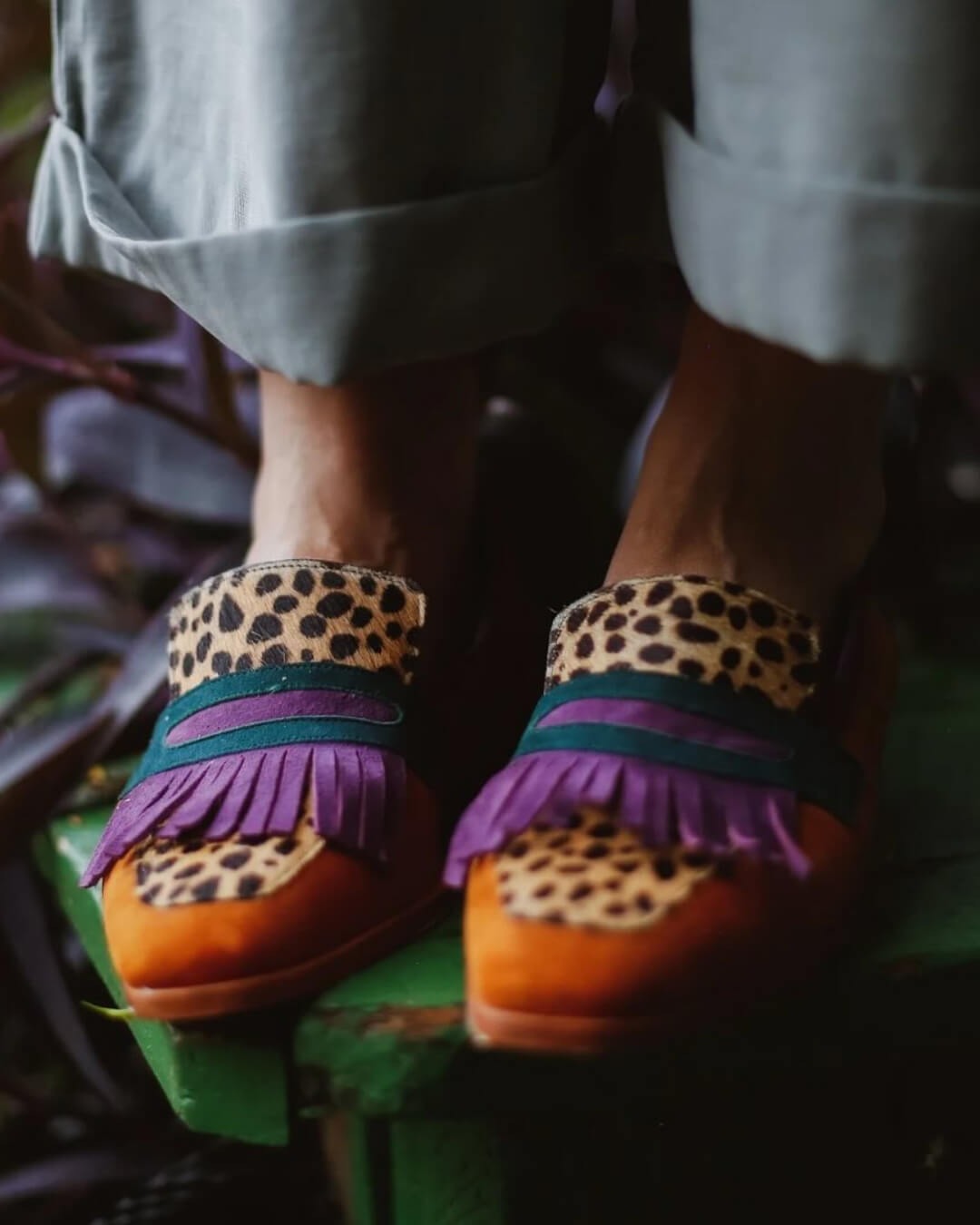 Moccasins Glossy Effect