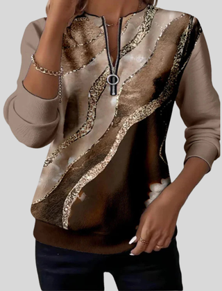 Vintage Print Sweatshirt