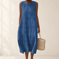 Elegant Dress with Pockets