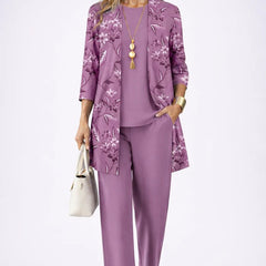 Elegant Three-Piece Set in Classic Style