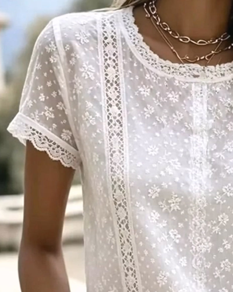 Lace Detail Blouse