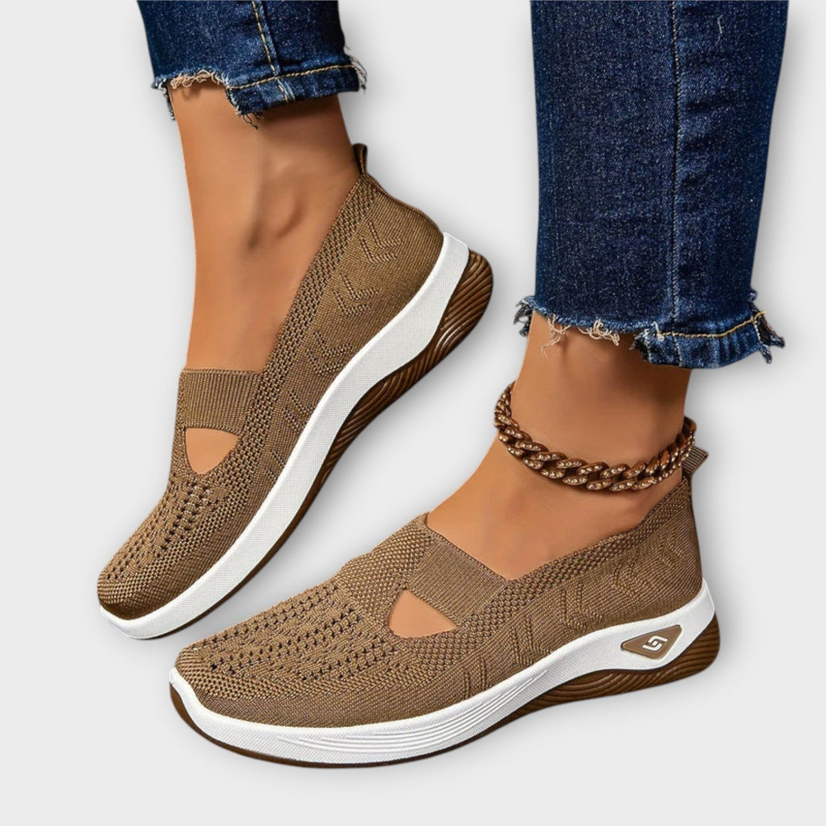 de Paseo Slip-On de Punto Confort