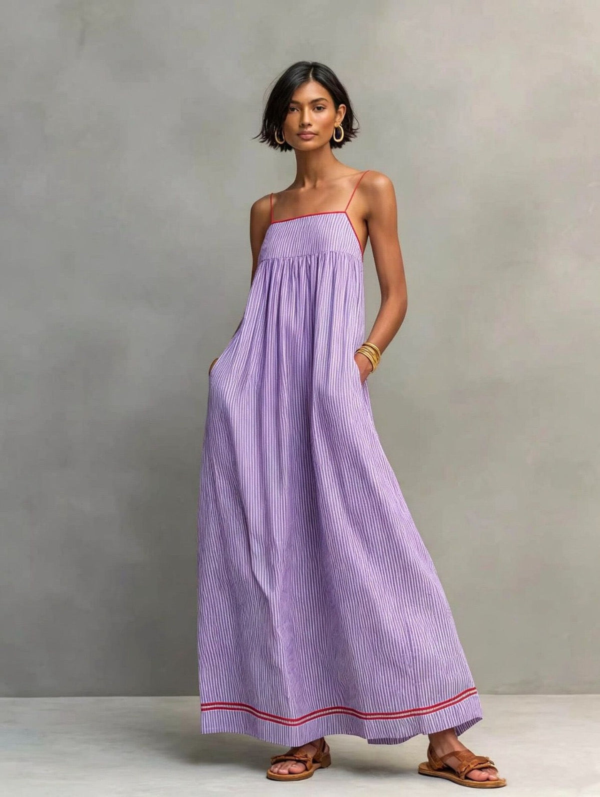 Striped Maxi Dress