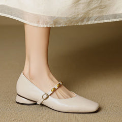 Genuine Leather Flats
