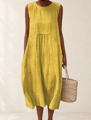 Elegant Dress with Pockets
