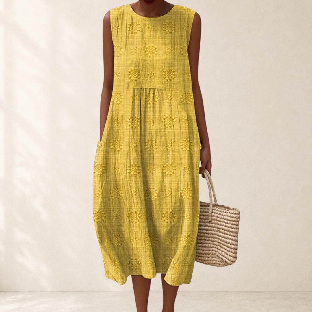 Elegant Dress with Pockets