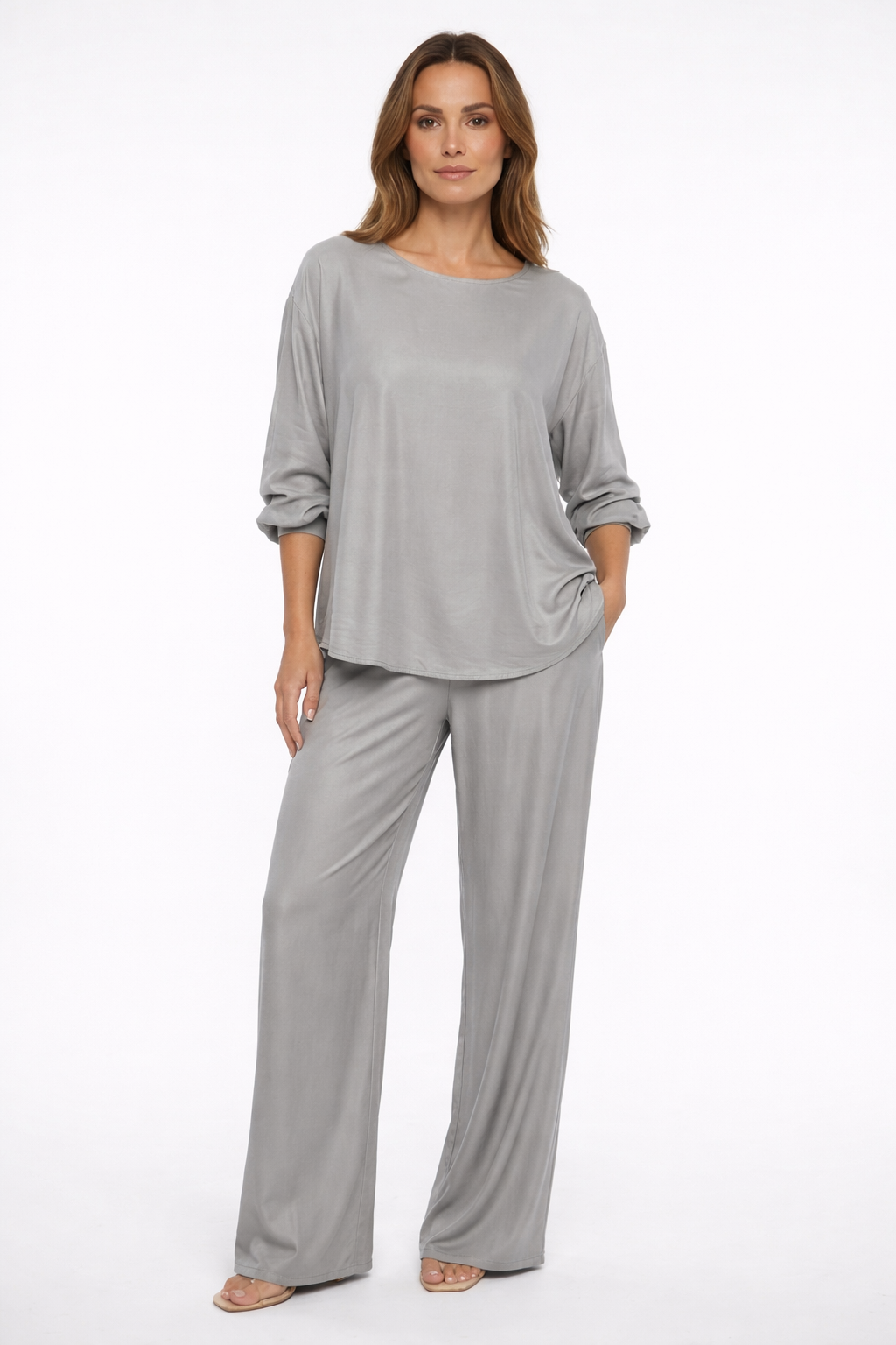 Semira | Lightweight Elegant Set with Wide Pants