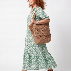 Olivia | Flowy Printed Midi Dress