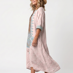 Victoria | Oversized Paneled Midi Dress