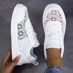 Floral Lace Sneakers