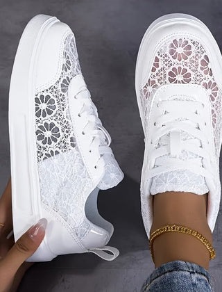 Floral Lace Sneakers