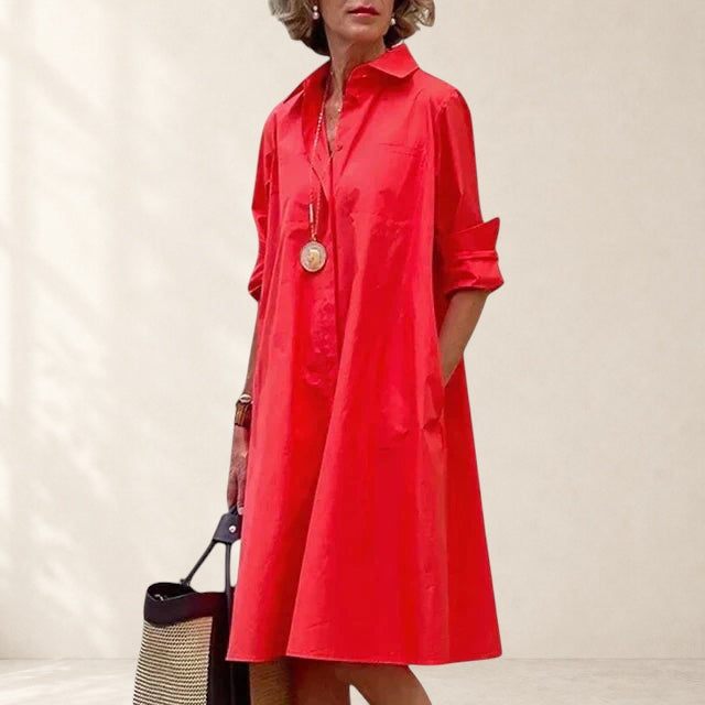 Elegant Dress With Pockets
