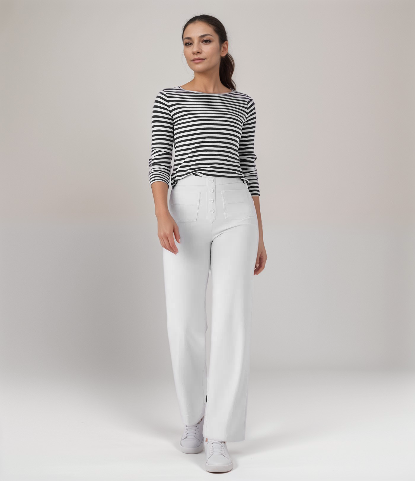 Anika | Stretch High-Waist Pants