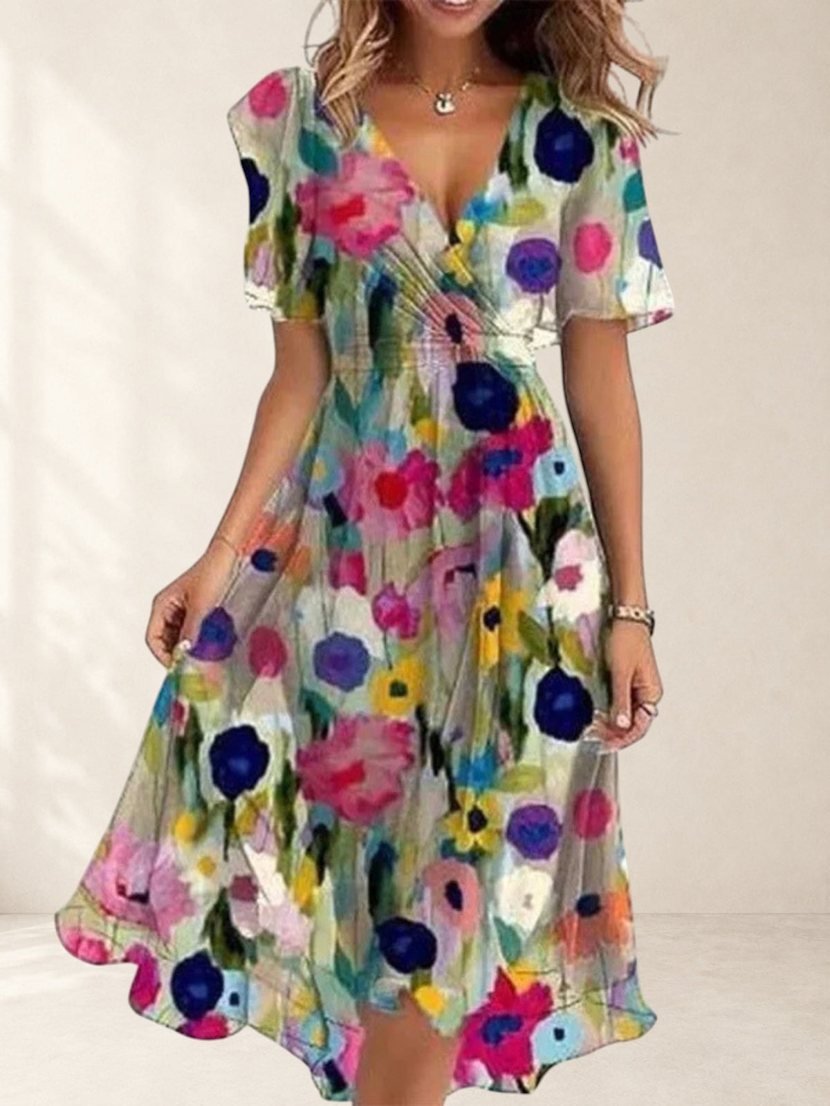 Summer Dress With Belly Cover