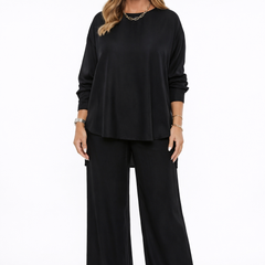 Semira | Lightweight Elegant Set with Wide Pants