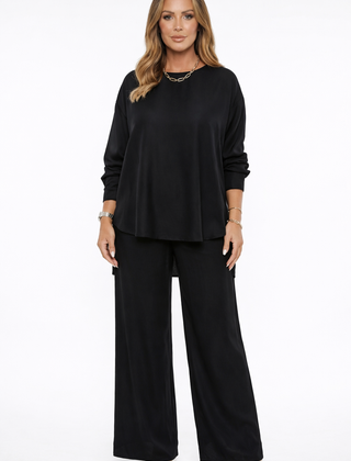 Semira | Lightweight Elegant Set with Wide Pants
