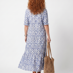 Vera | Flowy Midi Dress with Tie Detail