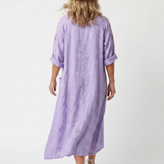 Roxanne | Oversized Floral Midi Dress