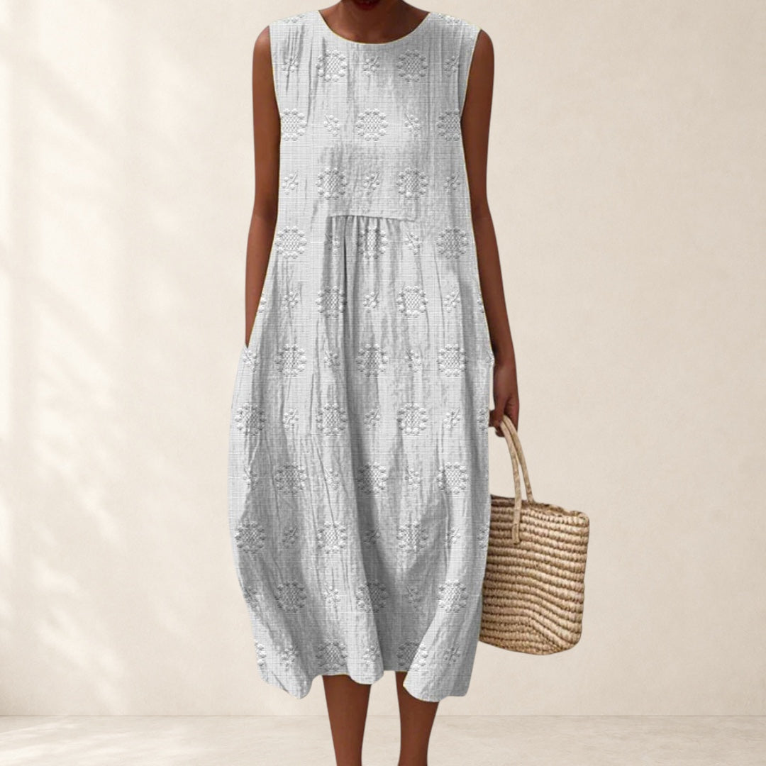Elegant Dress with Pockets