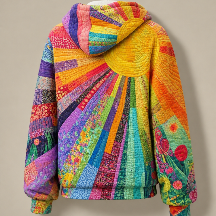 Wildflower Quilted Hoodie