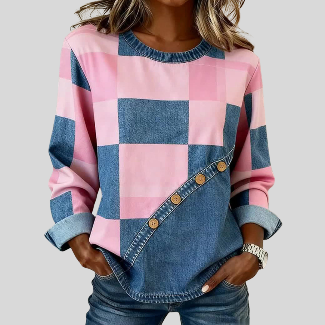 Patchwork Art Sweatshirt
