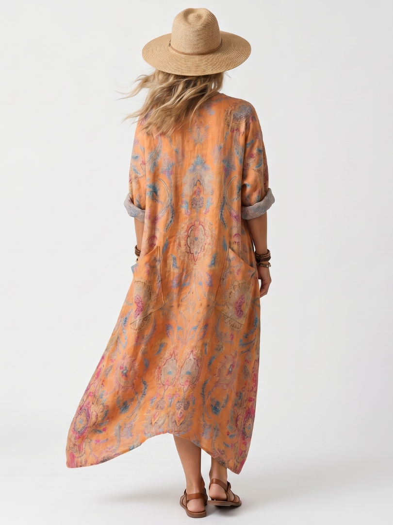 Isla | Midi Dress with Large Pockets