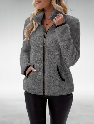 Soft-Touch Zip-Up Jacket