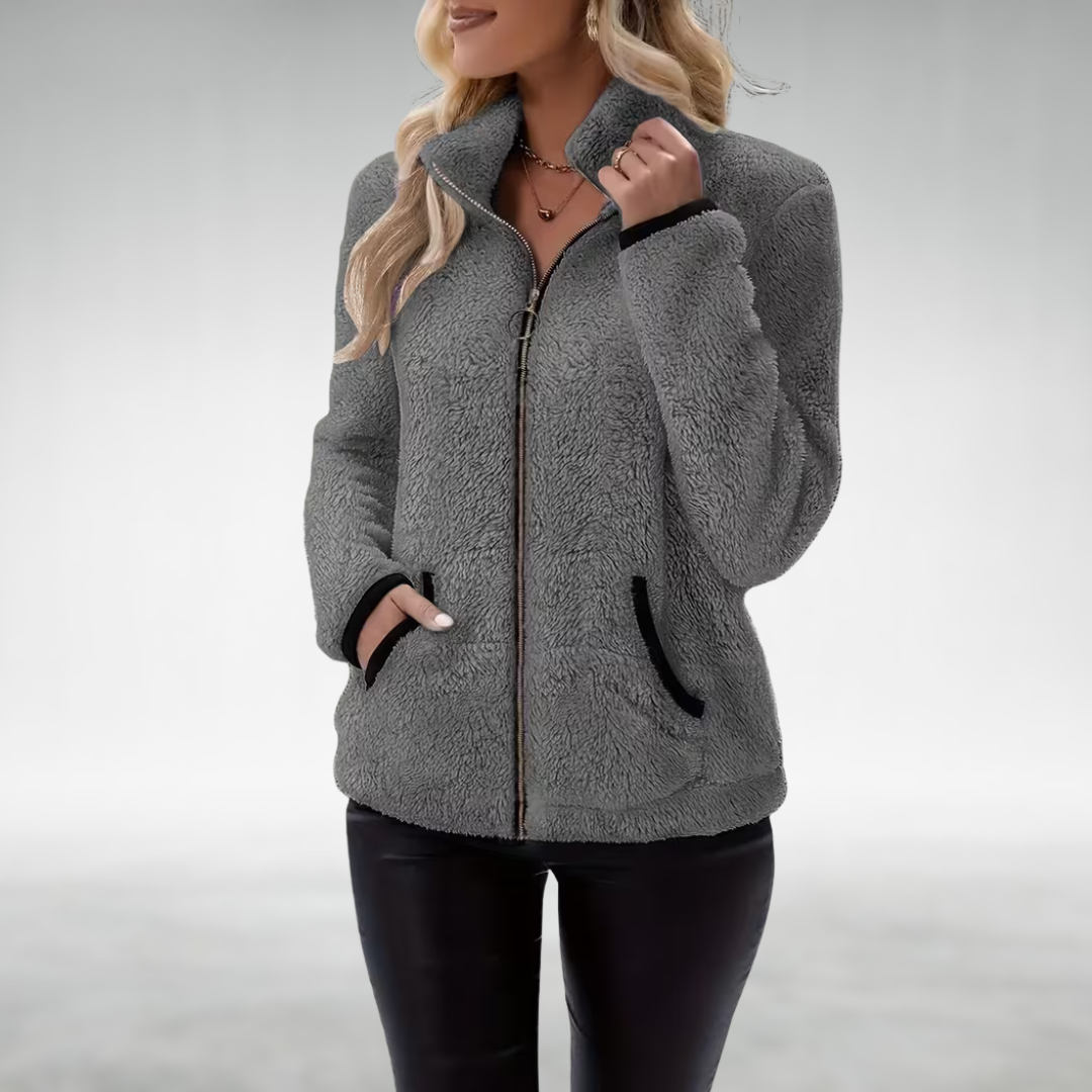 Soft-Touch Zip-Up Jacket