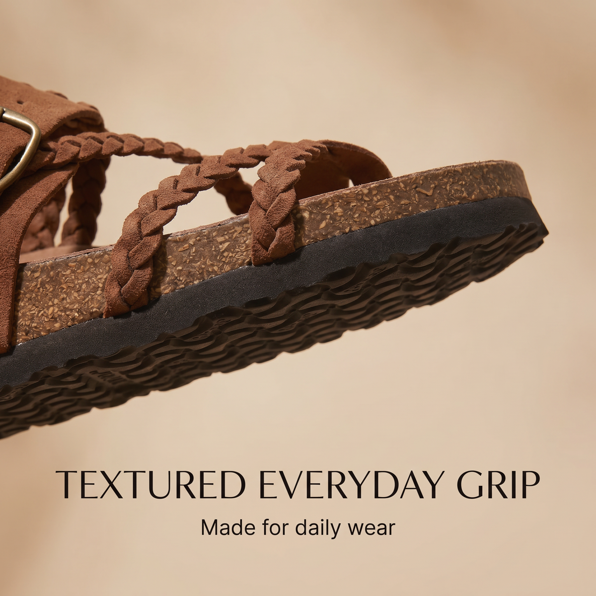 Braided Cork Sandals