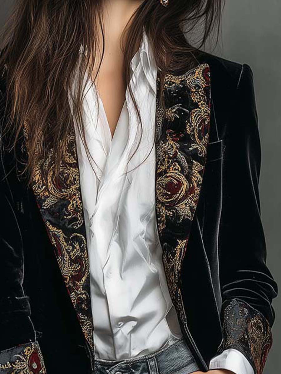 Ornate Longline Blazer