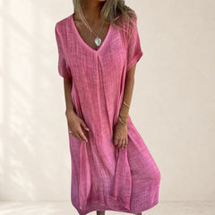 Elegant Lightweight V-Neck Dress