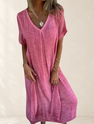 Elegant Lightweight V-Neck Dress