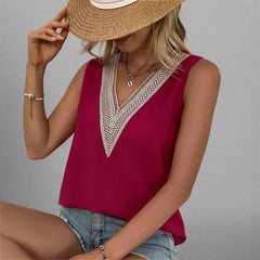 Lacefront V-Neck