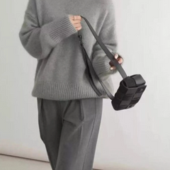 Turtleneck Dropped Shoulder Sweater