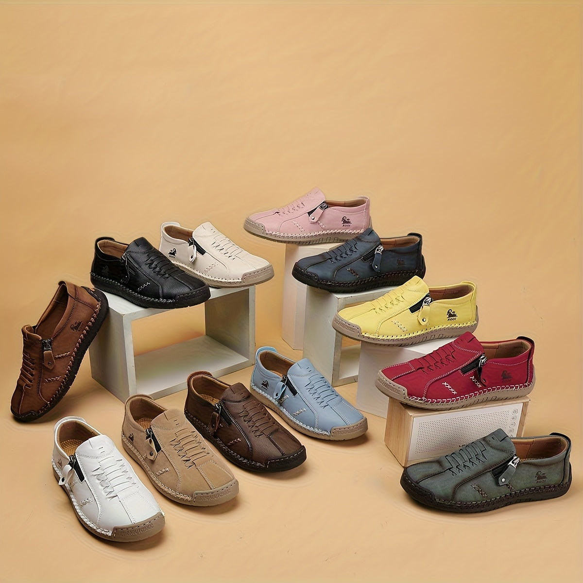 Elegant Comfort with a Practical Zipper