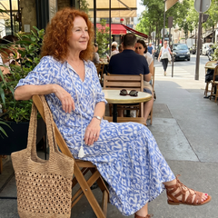 Vera | Flowy Midi Dress with Tie Detail