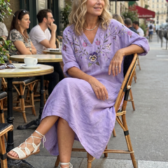 Roxanne | Oversized Floral Midi Dress
