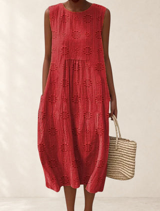 Elegant Dress with Pockets