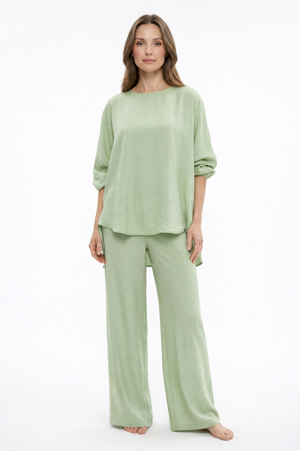 Semira | Lightweight Elegant Set with Wide Pants