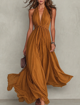 Zaria | Fitted-Top Evening Maxi Dress