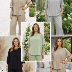 Semira | Lightweight Elegant Set with Wide Pants