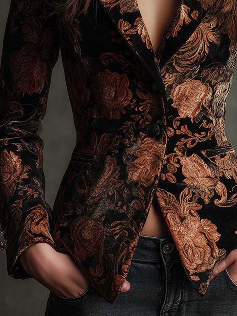 Floral Tailored Blazer