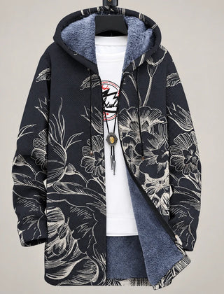 Vibrant Mosaic Hooded Jacket