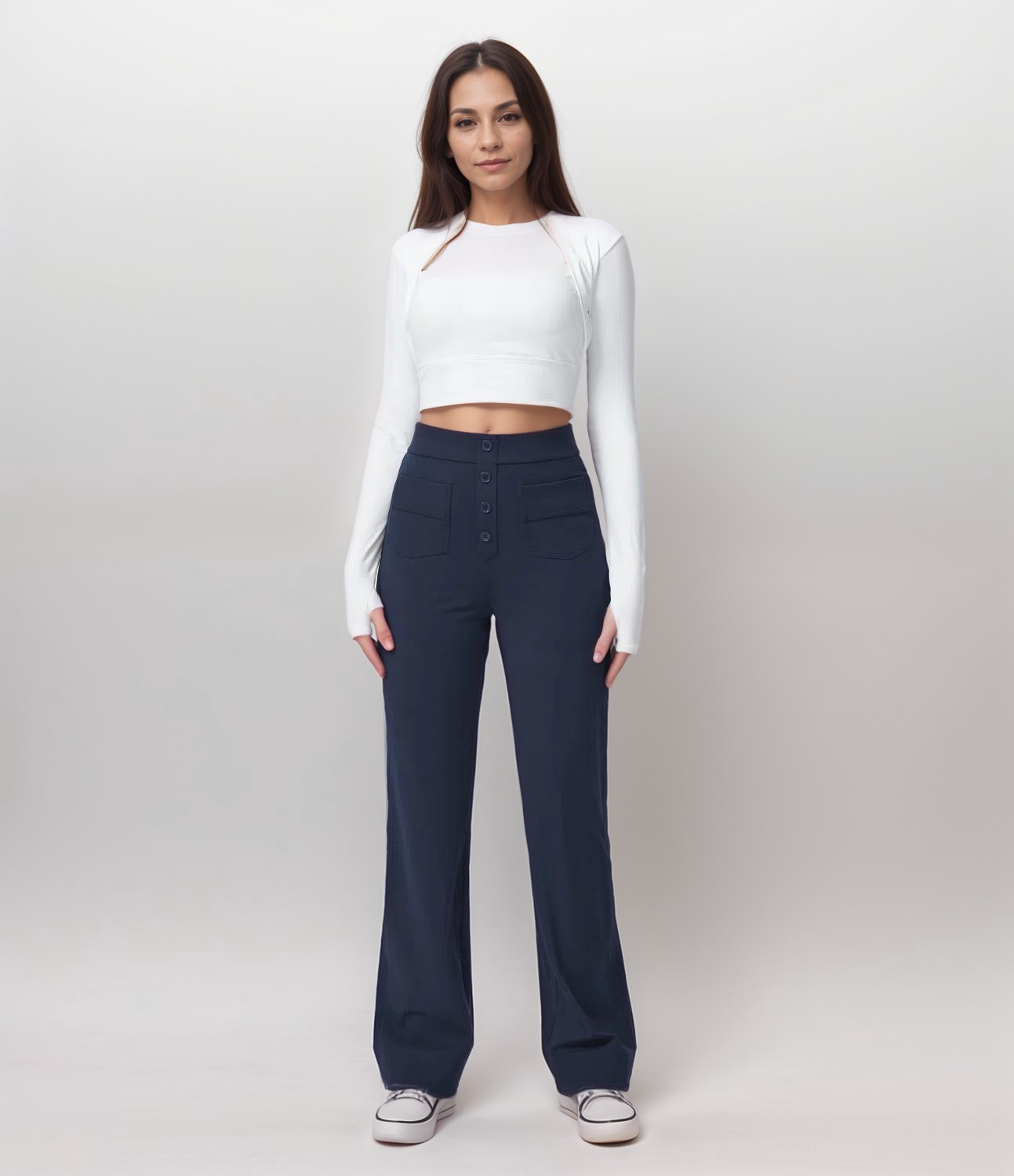 Anika | Stretch High-Waist Pants
