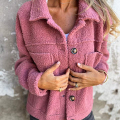 Selina | Stylish Teddy Jacket with Collar