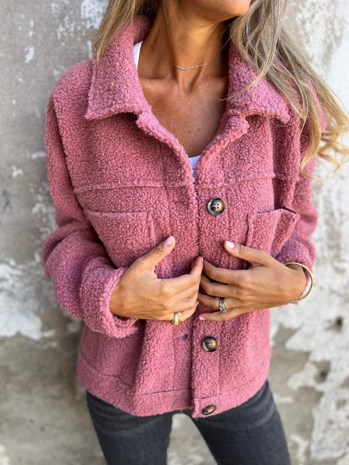 Selina | Stylish Teddy Jacket with Collar