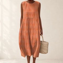 Elegant Dress with Pockets