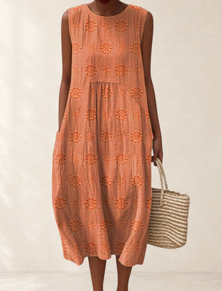 Elegant Dress with Pockets