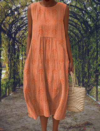 Katherine | Stylish Sleeveless Dress with Pockets